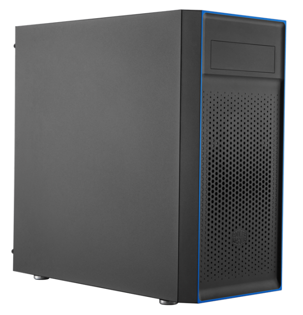 Кутия Cooler Master MasterBox E501L, 1x USB 3.2 Gen 1 (formerly USB 3.0), 1x USB 2.0, 1x 3.5mm Audio Jack, 1x 3.5mm Mic Jack, Micro ATX/Micro ITX, черна