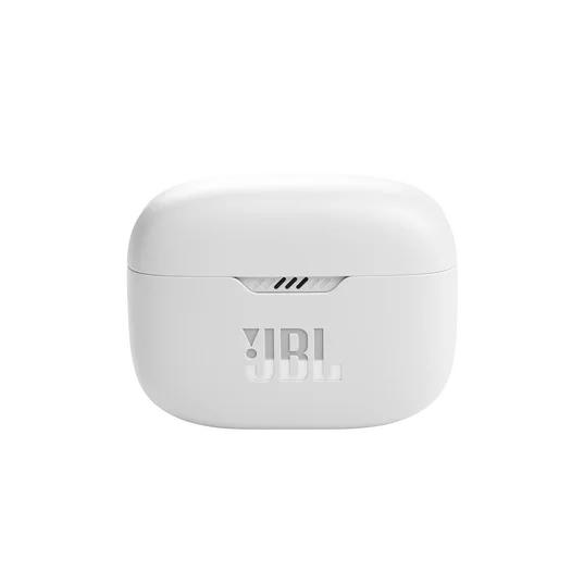 Слушалки JBL Tune 130NC WHT, безжични, Bluetooth, микрофон, ANC, тип "тапи", кутия за зареждане, Бели