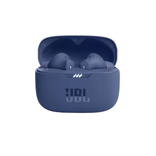 Слушалки JBL Tune 230NC BLU, безжични, Bluetooth, микрофон, ANC, тип "тапи", кутия за зареждане, Сини