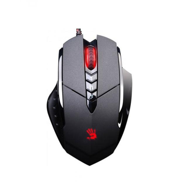Геймърска мишка A4TECH R80 Bloody Wireless Black, оптична (4 000 CPI), черна