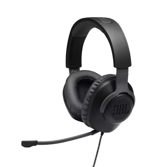 Слушалки JBL Quantum 100, микрофон, сваляем микрофон, черни