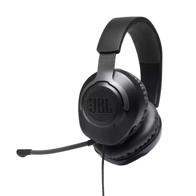 Слушалки JBL Quantum 100, микрофон, сваляем микрофон, черни