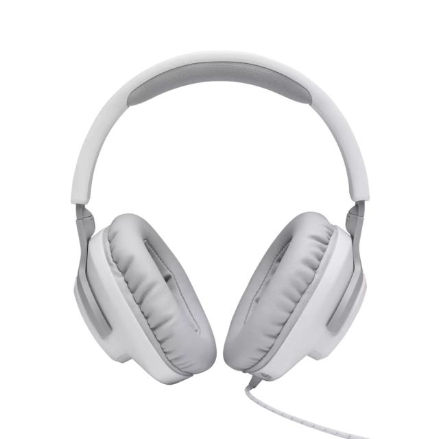 Слушалки JBL QUANTUM 100 WHT Wired over-ear gaming headset with a detachable mic