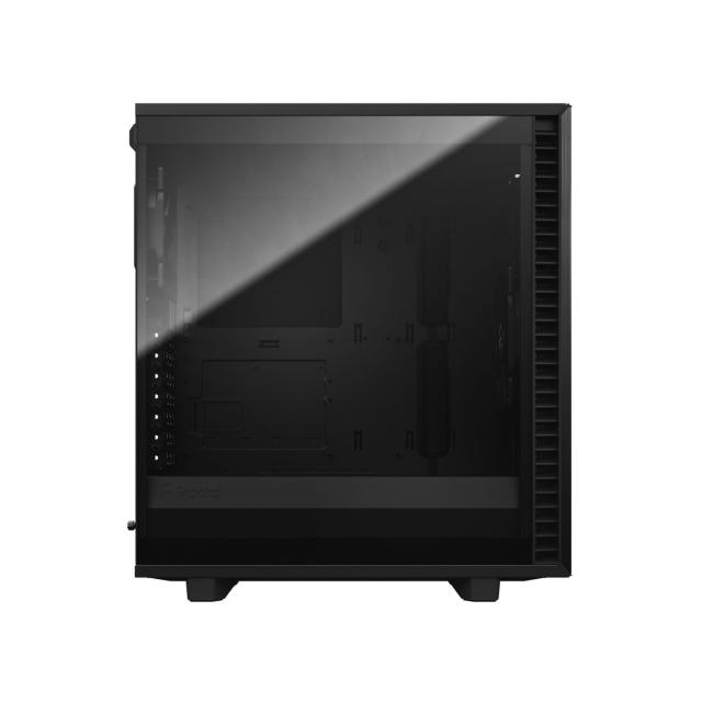 Кутия Fractal Design Define 7 Compact Black TG Light Tint, Middle Tower, USB 3.1 Gen 2 Type-C, 2 x USB 3.0, 2 x USB 2.0, ATX/mATX/mITX