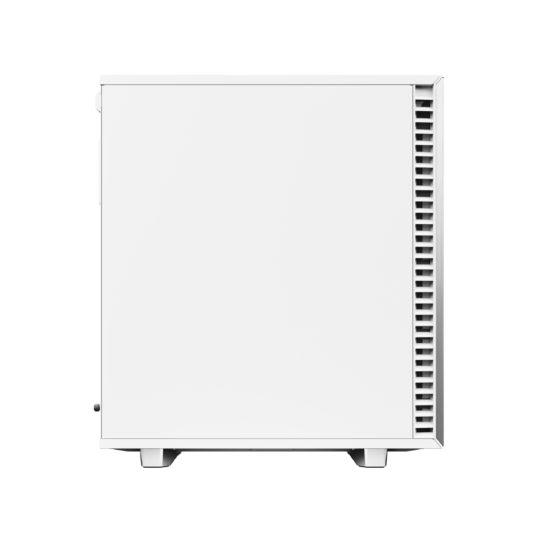 Кутия Fractal Design Define 7 Compact WHITE Solid, Middle Tower, USB 3.1 Gen 2 Type-C, 2 x USB 3.0, 2 x USB 2.0, ATX/mATX/mITX