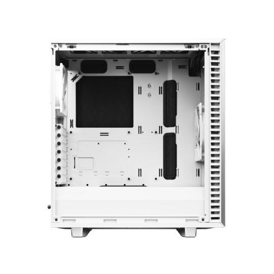 Кутия Fractal Design Define 7 Compact WHITE Solid, Middle Tower, USB 3.1 Gen 2 Type-C, 2 x USB 3.0, 2 x USB 2.0, ATX/mATX/mITX