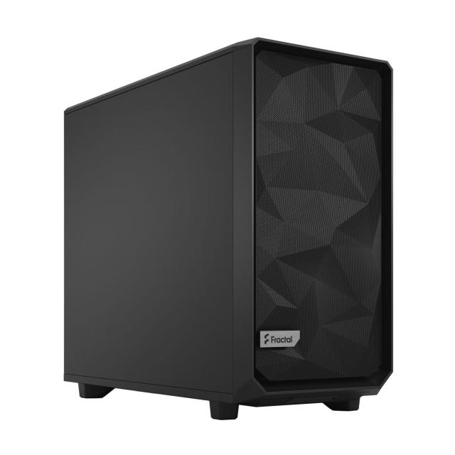 Кутия Fractal Design Meshify 2 Black Solid, Middle Tower, 2x USB 3.0, 1 x USB 3.1 Type-C, E-ATX/ATX/microATX/Mini-ITX