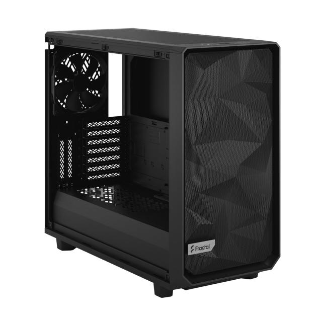 Кутия Fractal Design Meshify 2 Black Solid, Middle Tower, 2x USB 3.0, 1 x USB 3.1 Type-C, E-ATX/ATX/microATX/Mini-ITX