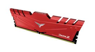 Памет TEAM GROUP T-FORCE DARK Z Red 16GB 2X8 DDR4 3000MHZ, CL15-15-15-35, 1.35V 