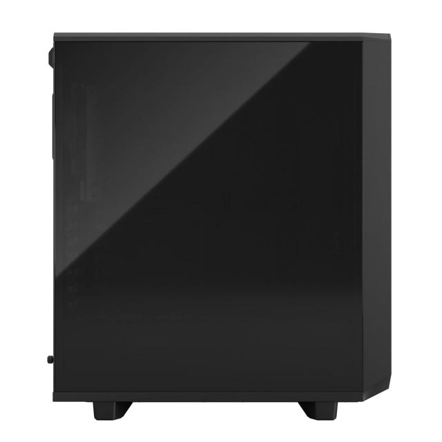 Кутия Fractal Design Meshify 2 Compact Black TG Dark Tint, Middle Tower,  1x USB 3.1 Gen 2 Type-C, 2x USB 3.0, ATX/mATX/Mini-ITX