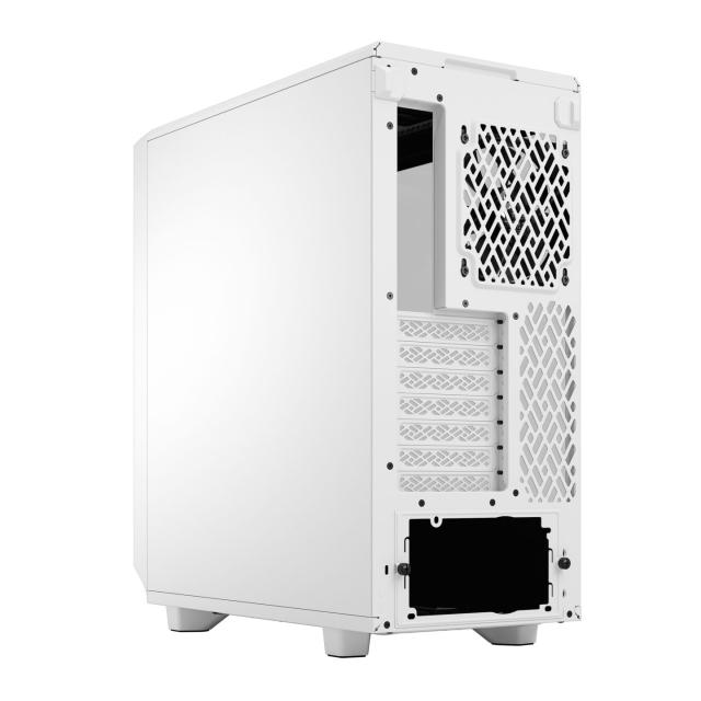 Кутия Fractal Design Meshify 2 Compact White TG Clear Tint, Middle Tower, 1x USB 3.1 Gen 2 Type-C, 2x USB 3.0, ATX/mATX/Mini-ITX