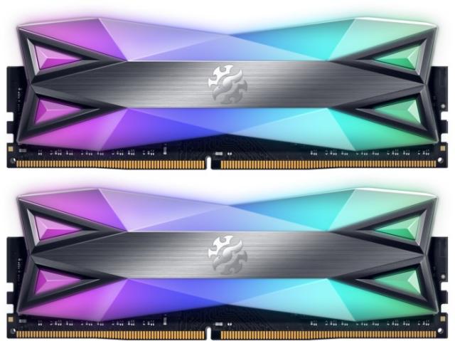 Памет ADATA SPECTRIX D60G RGB 16GB 2x8 DDR4 3200MHz, 1.35V,