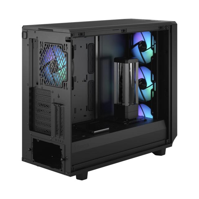 Кутия Fractal Design Meshify 2 RGB Black TG Light tint, Middle Tower, 1x USB 3.1 Gen 2 Type-C, E-ATX/ATX/mATX/mITX