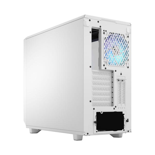 Кутия Fractal Design Meshify 2 RGB White TG Clear tint, Middle Tower, 1x USB 3.1 Gen 2 Type-C, E-ATX/ATX/mATX/mITX