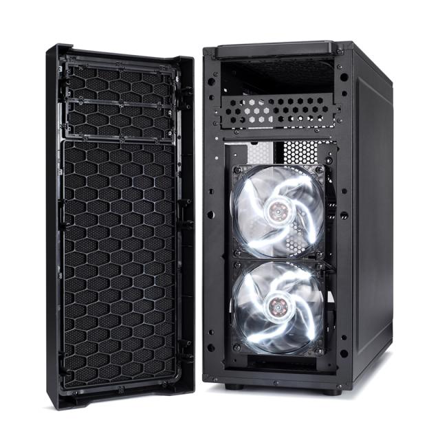 Кутия Fractal Design Focus G BLACK, Mid-Towe, 1 x USB 2.0, 1 x USB 3.0, ATX, Micro ATX, ITX