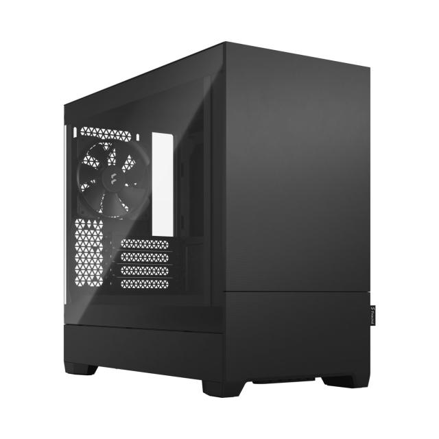 Кутия Fractal Design Pop Mini Silent Black TG Clear Tint, Middle Tower, 2x USB 3.0, mATX/mITX