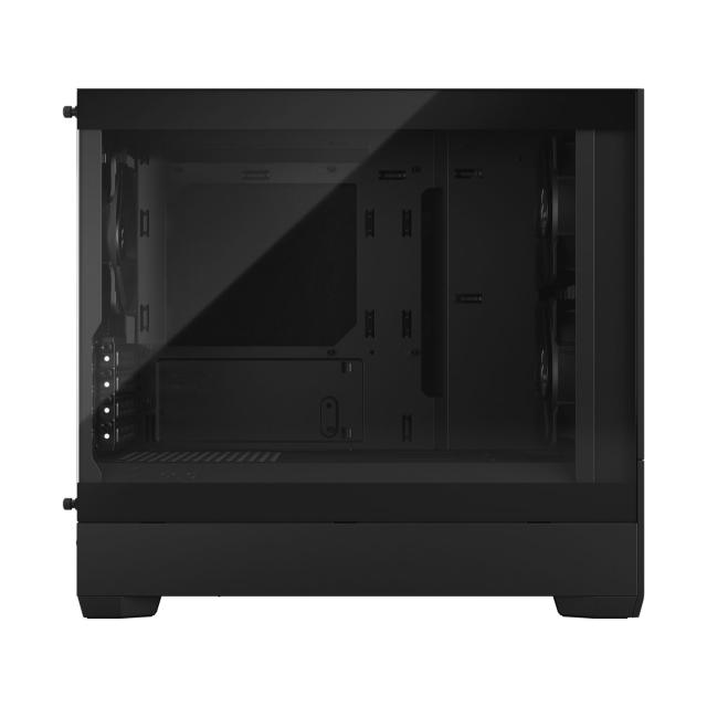 Кутия Fractal Design Pop Mini Silent Black TG Clear Tint, Middle Tower, 2x USB 3.0, mATX/mITX