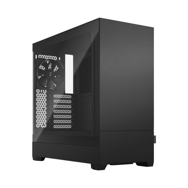 Кутия Fractal Design Pop Silent Black TG Clear Tint, Mid Tower, 2x USB 3.0, ATX/mATX/mITX