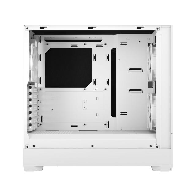 Кутия Fractal Design Pop Silent WHITE TG Clear Tint, Mid Tower, 2x USB 3.0, ATX/mATX/mITX