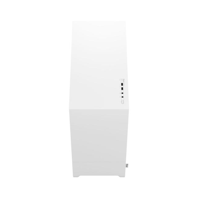 Кутия Fractal Design Pop Silent WHITE TG Clear Tint, Mid Tower, 2x USB 3.0, ATX/mATX/mITX