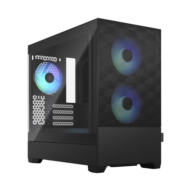 Кутия Fractal Design Pop Mini Air RGB Black TG Clear, Mid-Tower, 2x USB 3.0m, ATX/mITX