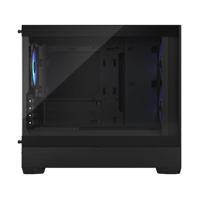 Кутия Fractal Design Pop Mini Air RGB Black TG Clear, Mid-Tower, 2x USB 3.0m, ATX/mITX