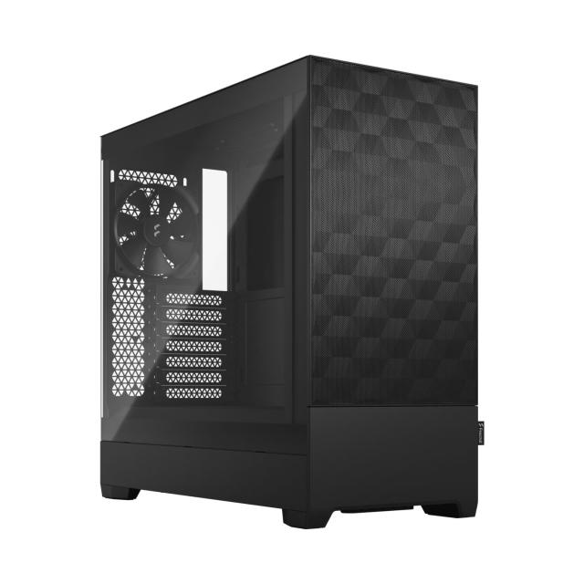 Кутия Fractal Design Pop Air Black TG Clear Tint, Mid-Tower, 2x USB 3.0, ATX/mATX/mITX