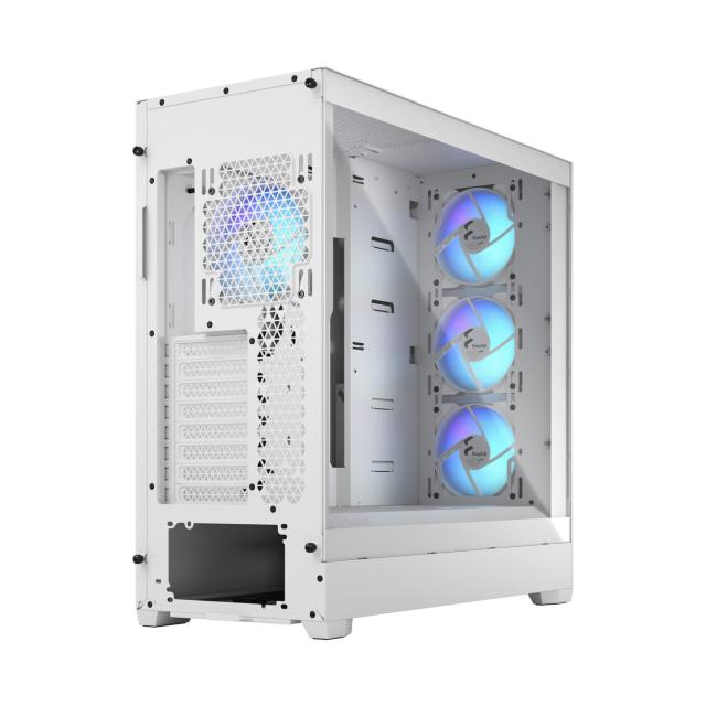 Кутия Fractal Design Pop XL Air RGB White TG Clear, Full-Tower, 2 x USB 3.0, E-ATX/ATX/mATX/mITX