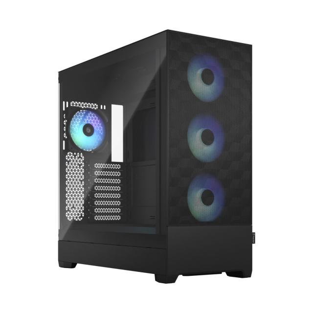 Кутия Fractal Design Pop XL Air RGB Black TG Clear, Full-Tower, 2 x USB 3.0, E-ATX/ATX/mATX/mITX