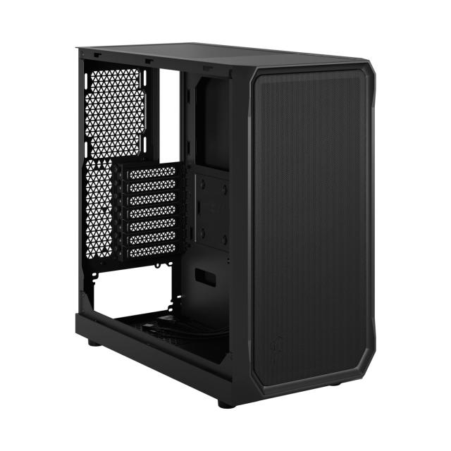 Кутия Fractal Design Focus 2 Black Solid, Mid-Tower, 2 x USB 3.0, ATX/mATX/mITX