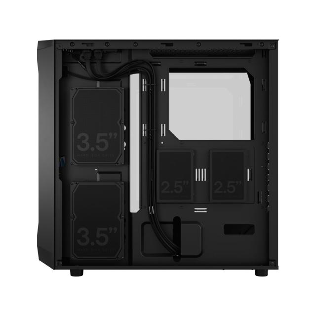 Кутия Fractal Design Focus 2 RGB Black, Mid-Tower, 2 x USB 3.0, ATX/mATX/mITX