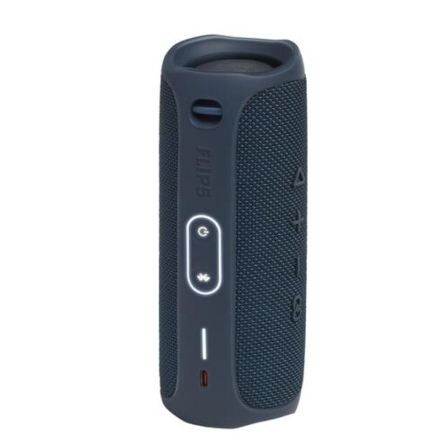 Тонколона JBL Flip 5 BLU, 20W RMS, Bluetooth, влагоустойчива (IPX7), Син