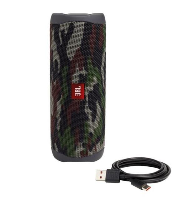 Тонколона JBL Flip 5, 20W RMS, Bluetooth, влагоустойчива (IPX7), Камуфлажен