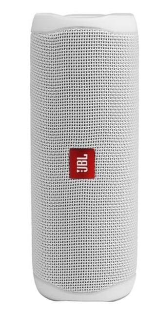 Тонколона JBL Flip 5 WHT, 20W RMS, Bluetooth, влагоустойчива (IPX7), Бяла