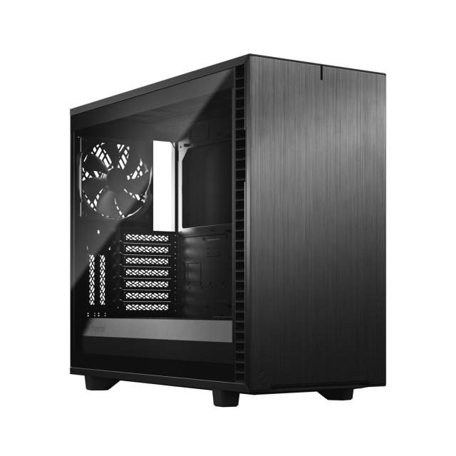 Кутия Fractal Design Define 7 BLACK TG Clear Tint, Mid-Tower, 1 x USB 3.3 Type-C, 2 x USB 2.0, 2 x USB 3.0, E-ATX/ATX/mATX/mITX