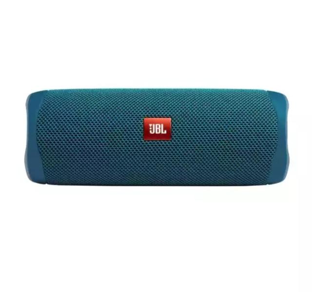 Тонколона JBL Flip 5 BLUE, 20W RMS, Bluetooth, влагоустойчива (IPX7), Син