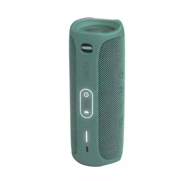 Тонколона JBL Flip 5 GREEN, 20W RMS, Bluetooth, влагоустойчива (IPX7), Зелен