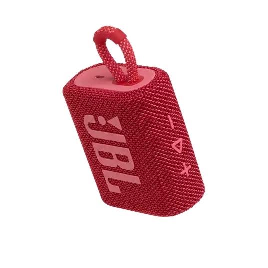 Тонколона JBL Go 3 RED, 4.2W, Bluetooth, IPX67, Червена