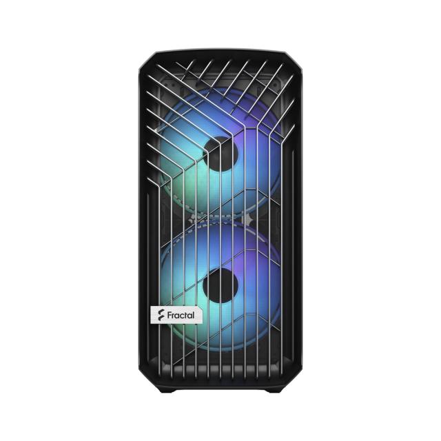 Кутия Fractal Design Torrent Compact Black RGB TG Light Tint, Mid-Tower, 1x USB 3.2 Type-C, 2x USB 3.0, SSI-CEB / E-ATX / ATX / mATX / Mini-ITX 