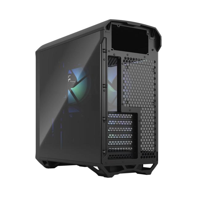 Кутия Fractal Design Torrent Compact Black RGB TG Light Tint, Mid-Tower, 1x USB 3.2 Type-C, 2x USB 3.0, SSI-CEB / E-ATX / ATX / mATX / Mini-ITX 