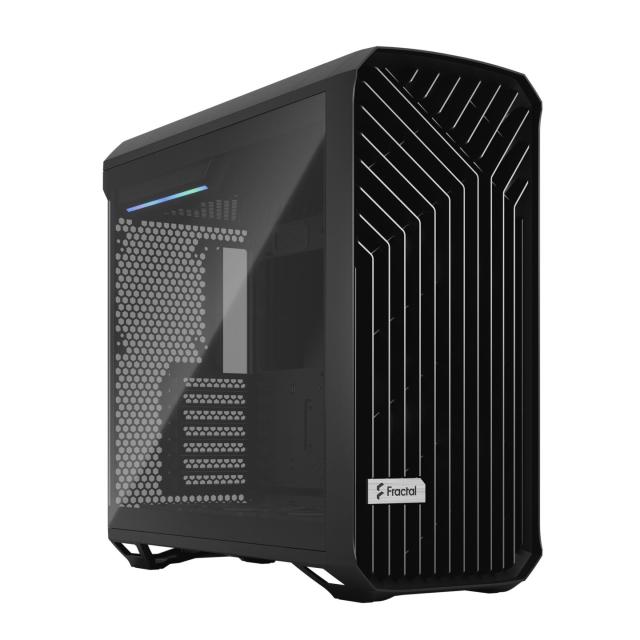 Кутия Fractal Design Torrent Black TG Light, Mid-Tower, 1x USB 3.1, 2x USB 3.0, SSI CEB/SSI EEB/E-ATX/ATX/mATX/ITX