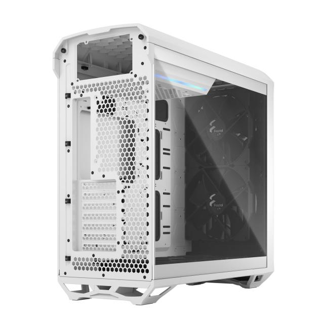 Кутия Fractal Design Torrent RGB WHITE, Mid-Tower, 1x USB 3.1, 2x USB 3.0, E-ATX/ATX/mATX/ITX