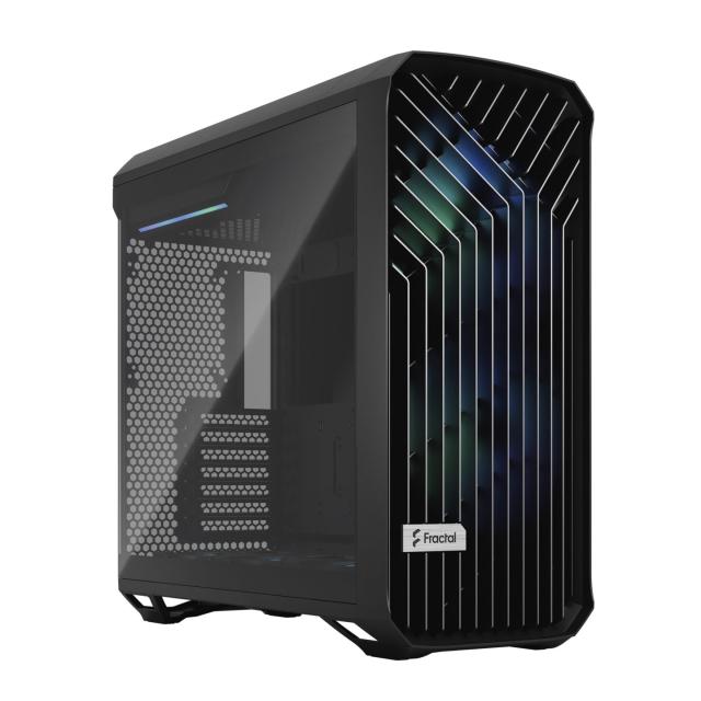 Кутия Fractal Design Torrent RGB Black, Mid-Tower, 1x USB 3.1, 2x USB 3.0, E-ATX/ATX/mATX/ITX