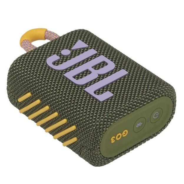 Тонколона JBL Go 3 GRN, 4.2W, Bluetooth, IPX67, Зелен