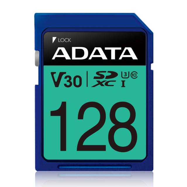 Карта памет A-Data Premier Pro V30S, 128GB SDXC , Class 10 UHS-I U3