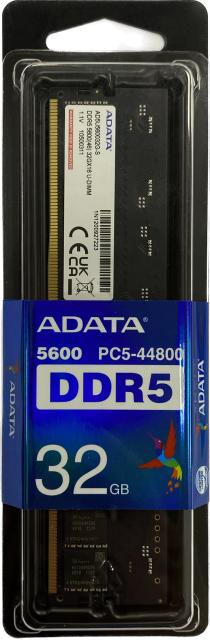 Памет ADATA 32GB DDR5 5600MHz, 1.1V