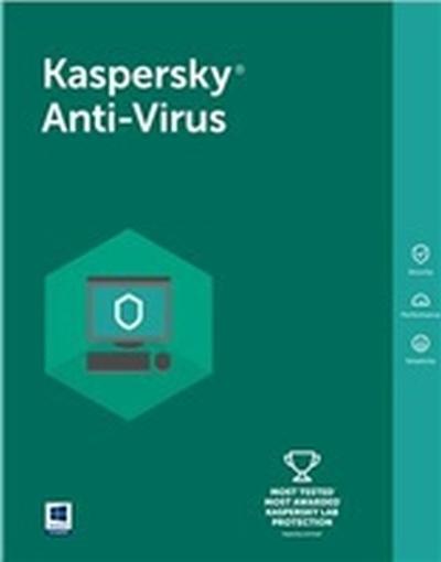 Лиценз за ползване на програмен продукт Kaspersky Anti-Virus Eastern Europe Edition. 1-Desktop 1 year Renewal License Pack