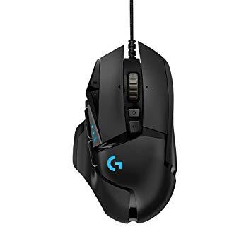 Геймърска мишка LOGITECH G502 HERO 25K Gaming Sensor, 100 – 25,600 dpi, LIGHTSYNC RGB, Черна