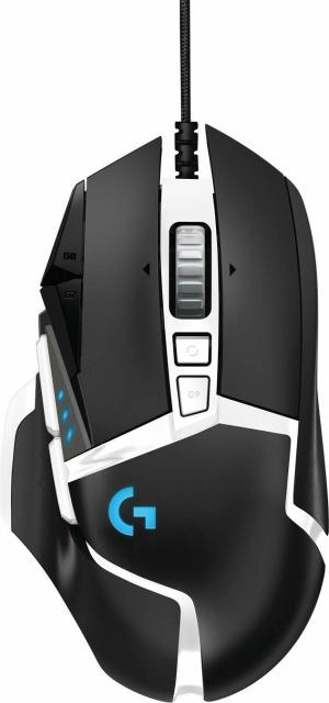 Мишка Logitech G502 Hero Special Edition, оптична 16000DPI, 11 програмируеми бутона, USB, Черна
