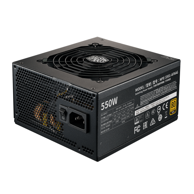 Захранване Cooler Master MWE Gold V2 FM, 550W, Active PFC, 80 PLUS Gold